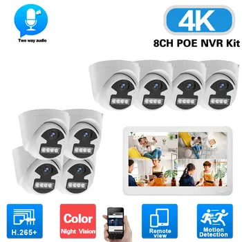 8CH 4K 8MP POE IP Kamera Sistemi 11.6 