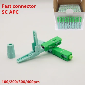 YENİ Hızlı Bağlantı sc apc fiber optik tek modlu Soğuk Bağlayıcı fiber optik konnektör Ftth aracı SC APC Ücretsiz Kargo