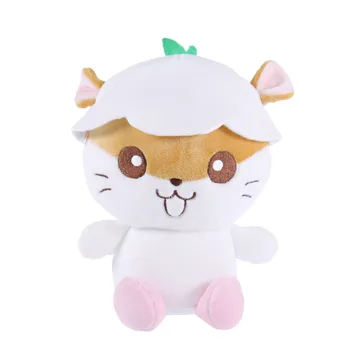 Sevimli Coro Coro Kuririn peluş oyuncak Kawaii Hamster Anahtarlık Maskot Anahtarlık Anahtarlık Anime Peluş Çocuk Oyuncakları Kız Erkek Hediye