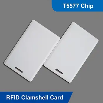 ID 125khz EM4305 T5577 Boyutu 85. 5x54x1. 8mm Yeniden Yazılabilir Yazılabilir Boş Kart RFID Jetonu Etiketi Katılım Yönetimi İçin Kalın Kart