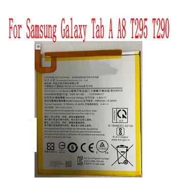 orijinal 5100mAh SWD-WT - N8 Pil Samsung Galaxy Tab İçin Bir A8 T295 T290 Tablet
