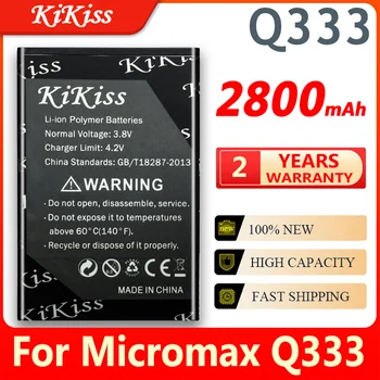 100 % Yüksek Kaliteli Q333 2800mAh li-ion pil Micromax Q333 Cep Telefonu Yedek Akümülatör Q 333 Cep Telefonu pilleri