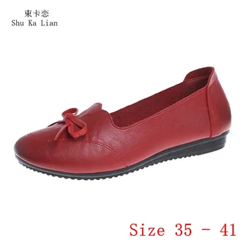 Ayakkabı Kadın bağcıksız ayakkabı Loafer'lar Kız Bale Daireler Kadın Yumuşak Rahat düz ayakkabı Boyutu 35-41