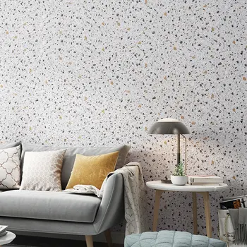 Modern Endüstriyel Düz Renk Duvar Kağıtları Ev Dekor Su Geçirmez Kumtaşı Oturma Odası Yatak Odası yapışkan kağıt Duvarlar için