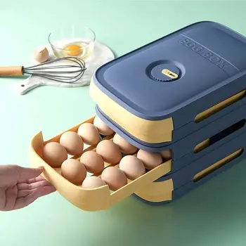 Yumurta saklama kutusu mutfak çekmecesi Tipi Yumurta saklama kutusu Buzdolabı saklama kutusu Taze Tutma Kutusu Hamur Kutusu Ev Yumurta Tutucu