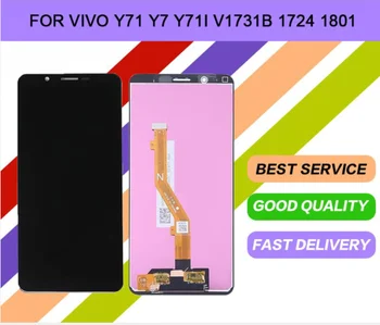 100 % Test Vivo Y71 Y71i Y71A LCD ekran dokunmatik ekran digitizer YENİ Meclisi LCD Değiştirme 6 inç
