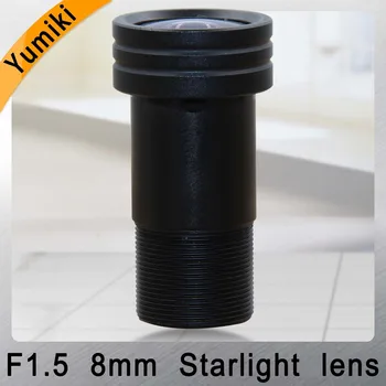 Yumiki M12 CCTV 3MP 8mm lens F1. 5 Odak Uzaklığı 8mm Sensör / 1 / 2 5 