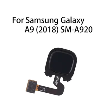 Orijinal Ev Düğmesi Parmak İzi sensör esnek kablo Samsung Galaxy A9 (2018) SM-A920