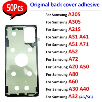 50 Adet,Orijinal Su Geçirmez Yapıştırıcı Samsung A70 A80 A20S A21S A30S A41 A51 A71 A32 A52 A72 Konut Arka Kapak Sticker Tutkal