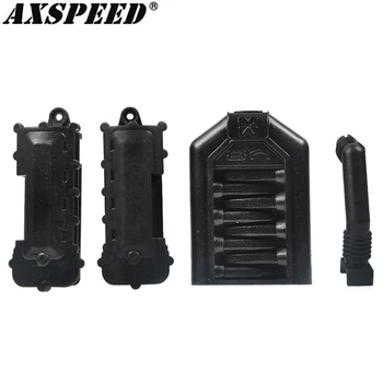 AXSPEED Motor Kapağı Menteşe Koruma 1/10 Traxxas TRX-4 TRX4 D90 V8 RC Paletli Araba Yükseltme Parçaları