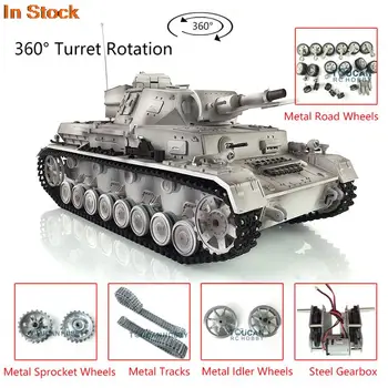 Toucan Heng Uzun 1/16 Kar 7.0 Pro Ver Panzer IV F RC Tankı 3858 Metal Parçalar Avara Dişlisi Yol Tekerlekleri Oyuncaklar Boys için TH17393