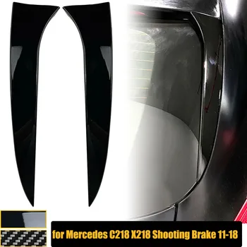 C218 Arka Pencere Splitter Yan Spoiler Kovaları Sticker Mercedes-Benz CLS Sınıfı X218 Çekim Fren 2011-2018 Araba Aksesuarları