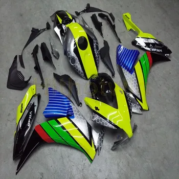 ABS Fairing CBR1000RR 2012 2013 2014 2015 2016 Motosiklet panelleri Enjeksiyon kalıp sarı yeşil siyah M2