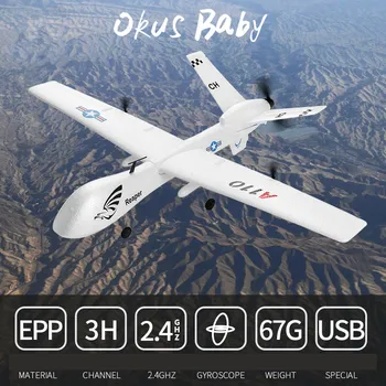 2019 Marka Yeni Sabit Kanatlı RC Uçak Flighter 3CH 2.4 G Radyo Kontrol Uçaklar 45mm EPO FPV Uçak PNP RC Uçak