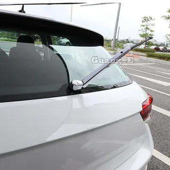 Volkswagen VW T-Roc Troc 2017 2018 2019 2020 2021 Araba Sticker Arka Arka cam sileceği yıkama nozulu Çerçeve Trim Kuyruk Pencere Lambası