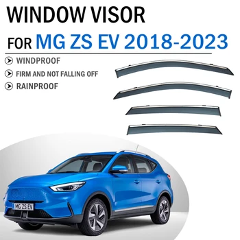 Araba Aksesuarları MG ZS EV 2018 2019 2020 2021 2022 Araba Pencere Saptırıcı Siperliği Gölge Güneş Yağmur Guard Kapak Kalkanı Tente Trim