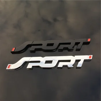 1 ADET 3D Metal spor Logo amblem rozet etiket evrensel araba gövde çamurluk çıkartma aksesuarları