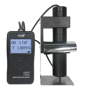 Dansitometre Linshang LS117 optik yoğunluk ölçer Test saydam alüminyum X-ışını Filmi OD görünür ışık Transmittace