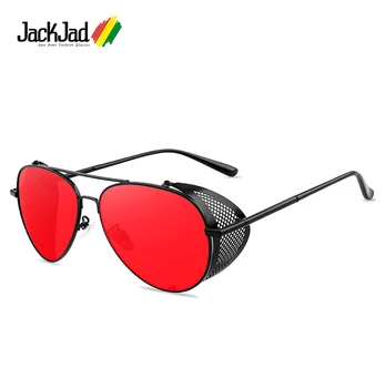 JackJad 2020 Moda Serin SteamPunk Tarzı Pilot Güneş Gözlüğü Metal Örgü Yan Kalkan Marka Tasarım güneş gözlüğü Oculos De Sol 3028