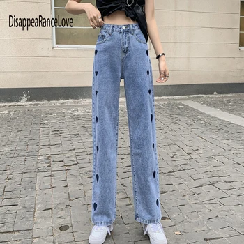Yeni Kadın Kot 2022 Sonbahar Elastik Baskılı Pantolon Yüksek Bel Bayanlar Sıkı Giyim Slim Fit Casual Skinny Kot Pantolon Kadın