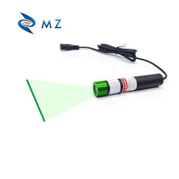 Lazer modülü yüksek kalite ayarlanabilir odak uzaklığı yapılandırılmış ışık 520nm 50 mw Powell Lens endüstriyel sınıf