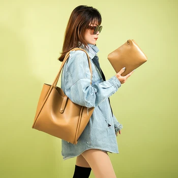 Kadınlar İçin yeni Crossbody Çanta Moda 2 in 1 Kadın alışveriş çantası kadın askılı omuz çantası