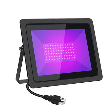 10W 30W 50W 100W Açık UV siyah ışık IP66 Su Geçirmez Ultra Violet UV projektör Disko Dans için Parti Sahne Akvaryum Dekor