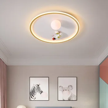 Modern Tavan lamba aksesuarı led ışık Yatak Odası Oturma Odası Mutfak Aydınlatma Ev İç duvar süsü Roket Ay Gezegen İskandinav Bar