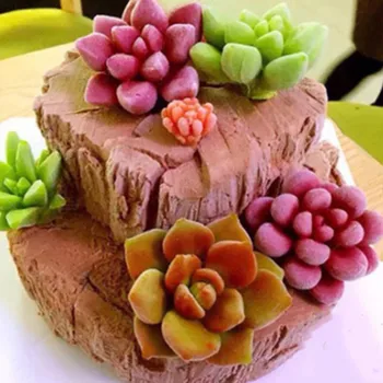 Etli üç boyutlu çiçek silikon kalıp, kek dekorasyon araçları, çikolata yapıştır kalıp, şeker, mutfak eşyaları