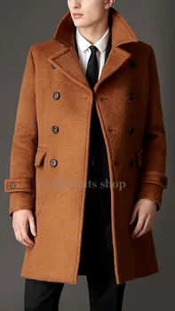 Custom made 2017 Yeni Kış Erkekler erkek Moda Ve Rahat Klasik Yün Ceket