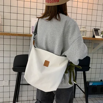 2022 Yeni Bir Omuz İns kanvas Çanta Güzel Kız Öğrenci Bir Omuz Hamur Çanta Kadın askılı çanta Kadın Kolye Çanta