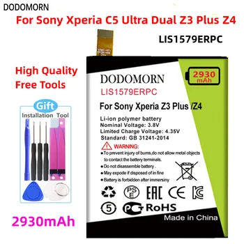 DODOMORN LIS1579ERPC Pil Sony Xperia C5 Ultra Çift Z3 Artı Z4 E5506 E5553 E5533 E5563 E6553 Stokta + Takip Numarası