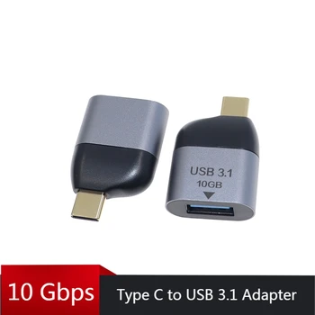 Tip C Erkek USB 3.1 dişi adaptör USB A USB C 3.1 Dönüştürücü Desteği 10Gbps Aktarım / Tip-C Kulaklık ses video PC için