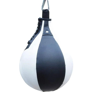 Boks Hız Topu Armut Şekli PU Hız Çantası boks kum torbası Döner Speedball Egzersiz Fitness Eğitim Topu