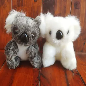 Koala bebek oyuncakları yumuşak hayvanlar çocuklar kız sevimli bebek gri beyaz doldurulmuş hayvanlar çocuk kız hediye