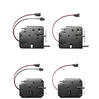 Yüksek Kaliteli 12 v 2a Elektronik Dolap Kilidi Elektromanyetik Elektrik kontrol kabini Çekmece Soyunma Kilidi Karbon Çelik Siyah