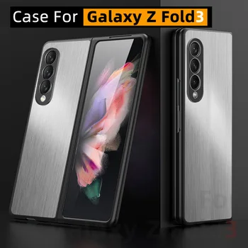 Metal Malzeme İçin Samsung Galaxy Z Fold 3 Kılıf İçin F9260 Kılıf Galaxy Z Fold3 5G Kılıf Bir liitle Ağır