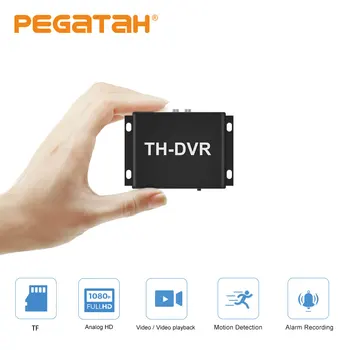 YENİ Mini 1080P DVR Video Kaydedici Desteği 128GB SD Kart Gerçek zamanlı video Kayıt Hareket Algılama Alarmı giriş / çıkış VGA güvenlik sistemi