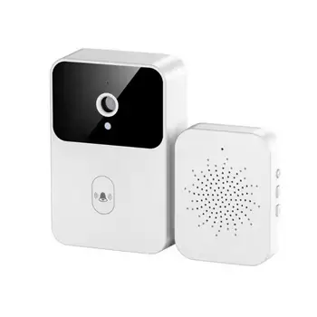 2022 Kablosuz WiFi Kapı Zili Kamera HD Video Akıllı Ev Güvenlik Koruma Gece Görüş Su Geçirmez kapı zili Beyaz