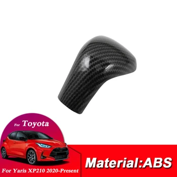 QCBXYYXH Araba-styling Toyota Yaris Için XP210 2020-Present ABS Krom vites topuzu Kapakları Iç Dekorasyon Kapak Çıkartmalar