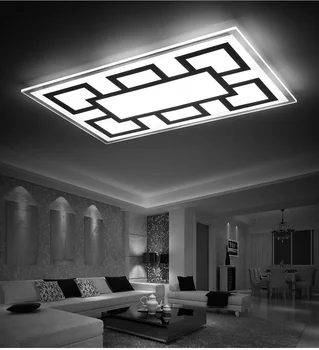 ultra ince LED tavan lambası dikdörtgen oturma odası lamba / ofis aydınlatması