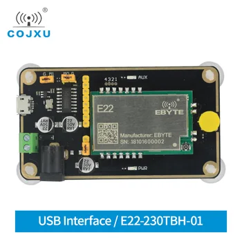 USB TTL Test Kurulu SX1262 30dBm 230 MHz FEC IoT Kablosuz Alıcı Modülü cojxu E22-230TBH-01