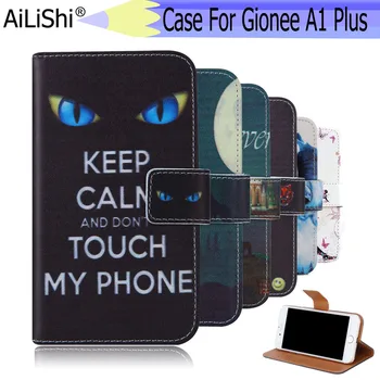 AiLiShi Gionee A1 Artı Kılıf Özel Telefon A1 Artı Gionee Deri Kılıf Kapak Kredi kartlıklı cüzdan 6 Renkler Boyalı